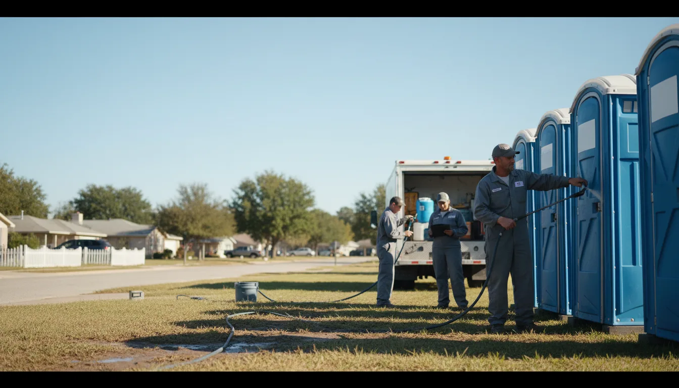 Long-Term Portable Toilet Rental in Stanford, IL near me
